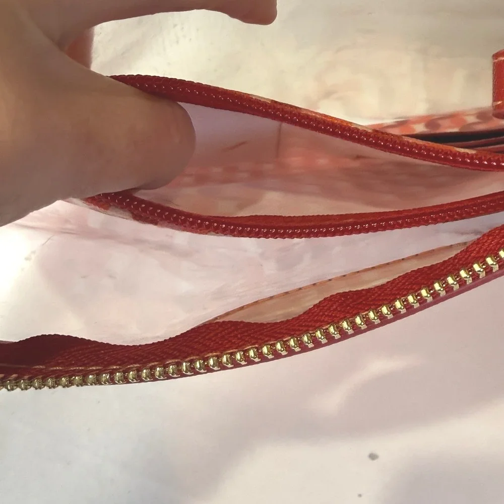 Safe Keeping Travel Pouch Set 2pc Bag‎ Red 11x7